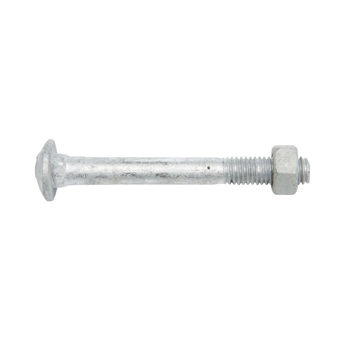 Zenith M8 x 70mm Hot Dipped Galvanised Cup Head Bolt and Nut Each