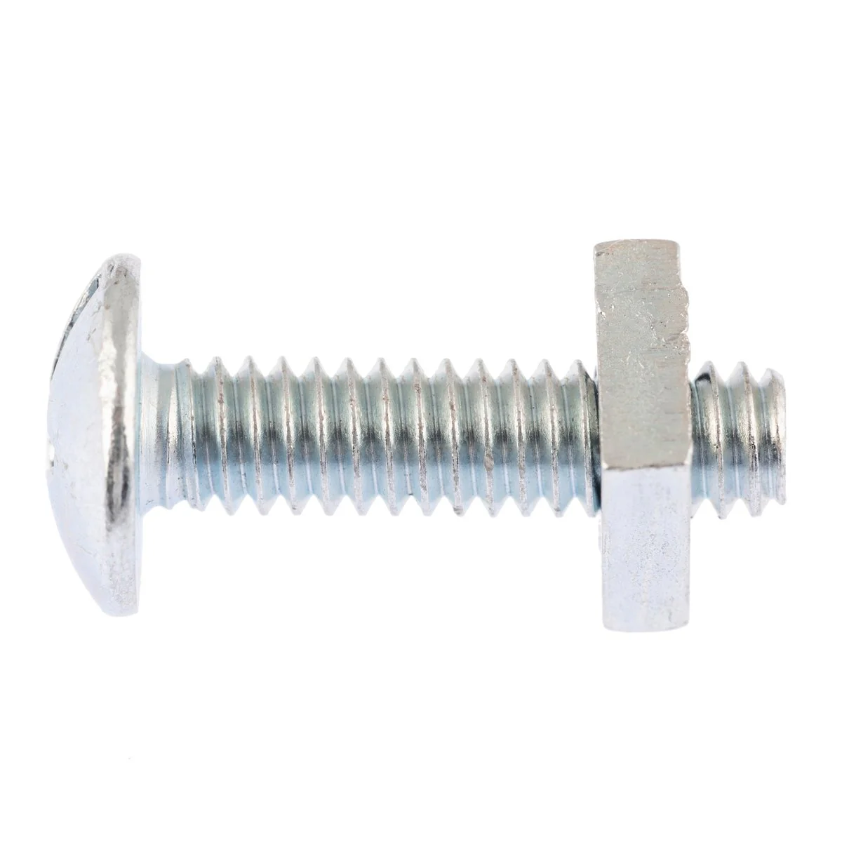 Zenith Mushroom Head Bolt - 1/4"x25mm - Zinc Plated - 50 Pack - Image 2