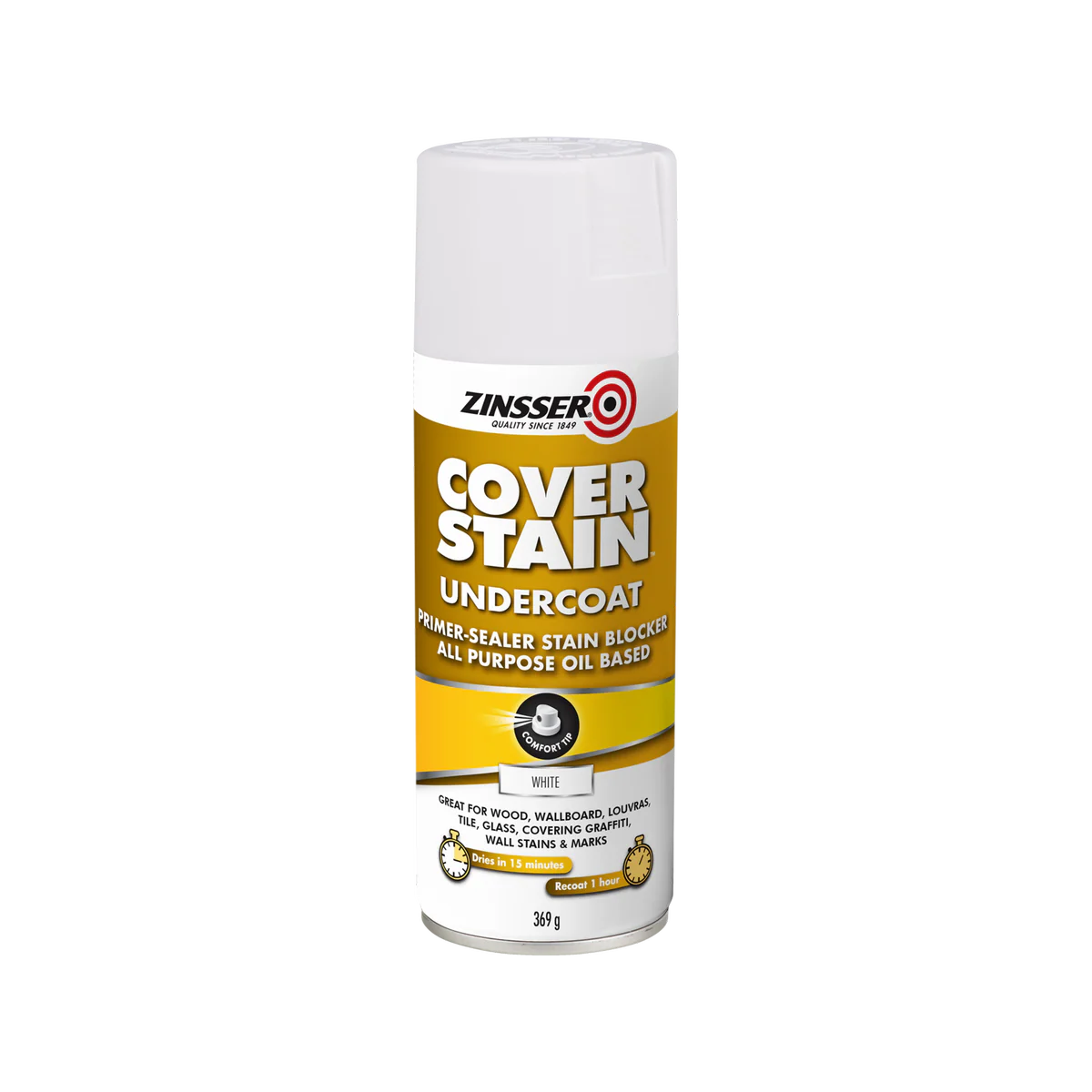 Zinsser Coverstain Primer Sealer 369g Oil-Based Stain Blocker